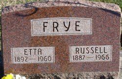 Russell Frye 1887 1966 Mémorial Find a Grave