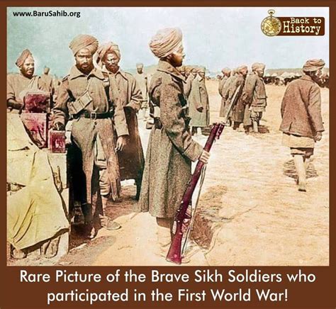 Sikh Soldiers WWI | Rare pictures, First world, Soldier