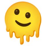 Melting Face Emoji On Google Noto Color Emoji Android 12L