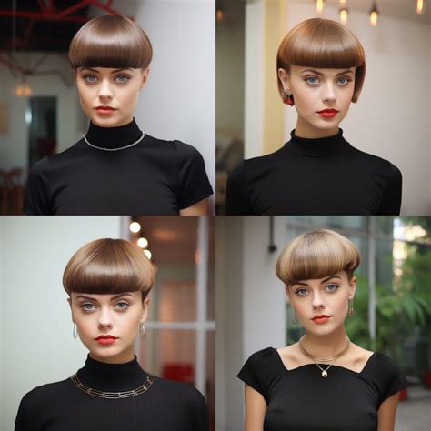 Classic And Retro Bowl Cut Women For