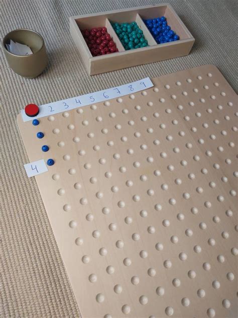 La Tabla Perforada Un Material Montessori De Matem Ticas Juegos Y