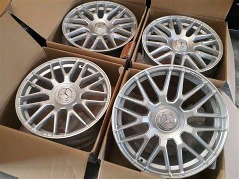 New Alloy Wheels 19 Inch Alloys Mercedes C E S Class C63 C63s Amg Cla Cls Cl Cl55 Cl500 Slk Clk