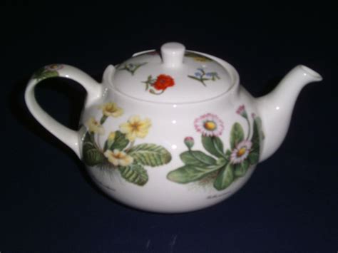 TEAPOT ST. GEORGE WHITTARD OF CHELSEA THE CHATSFORD White Botanical New w Tag | #1783824213