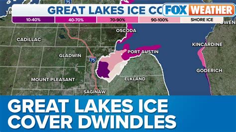 Ice Cover On Great Lakes Off To Slow Start This Winter Youtube