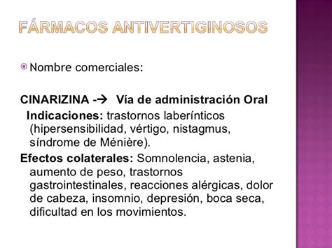 Farmacos Antivertiginosos