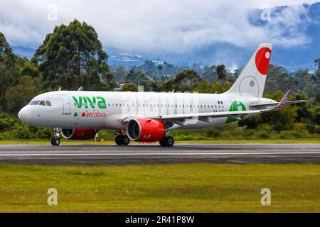 Viva Aerobus Airbus A Neo Aircraft Airline Viva Aerobus From Mexico