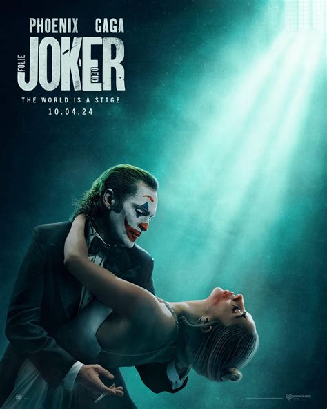 First Poster For Todd Phillips Joker Folie à Deux Starring Joaquin Phoenix And Lady Gaga R