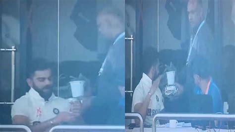 Watch Virat Kohli Gave A Cute Reaction After Seeing Chole Bhature