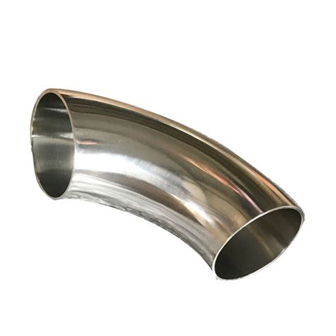 304 316 Butt Weld Fittings BW LR Long Radius Elbow 90 Degree Stainless