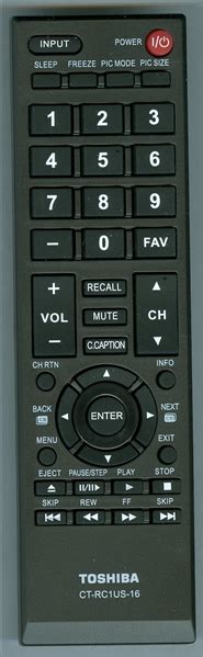 Toshiba Ct Rc Us Genuine Oem Original Remote