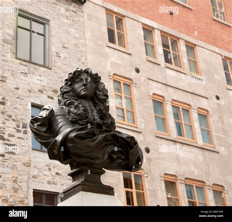 King Louis Xiv Statue Place Royale Old Quebec City Stock Photo Alamy