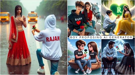 Boy Proposing Girl Ai Photo Editing Prompt 2024 Bing Ai Creator