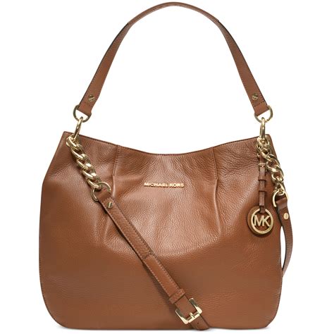 Michael Kors Bedford Large Shoulder Bag In Brown Lyst