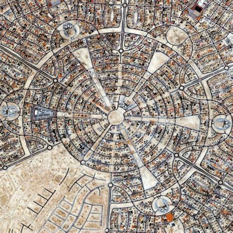 Gallery Of Radial City Plan Nine Examples Around The World Seen From