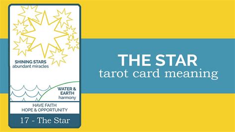 The Star Tarot Card Reading And Meaning Youtube