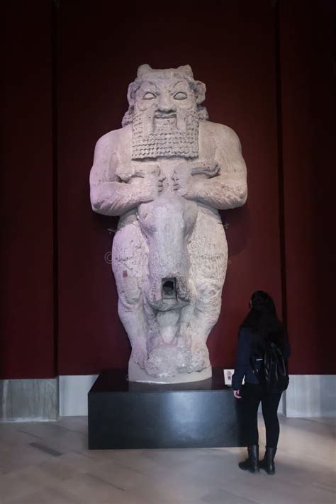 Antique Statue of Egyptian God Bes in Istanbul Archaeology Museum ...