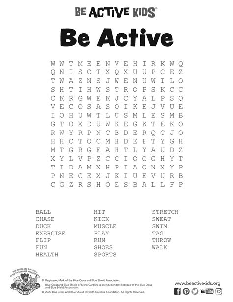 Worksheets Beactivekids