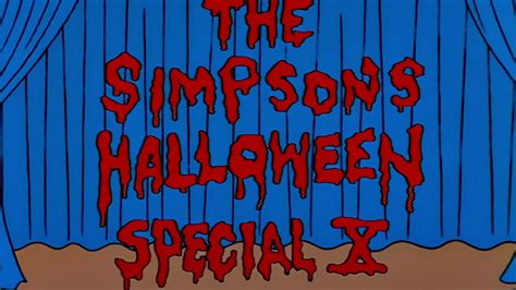 The Simpsons Treehouse Of Horror X End Credits Music Youtube