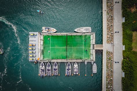 Floating Padel Court One Of A Kind Set Up To Play And Make Business