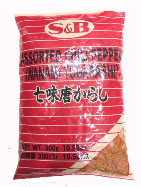 S And B Shichimi Togarashi 300g Sandb Nanami Togarashi Assorted Chili