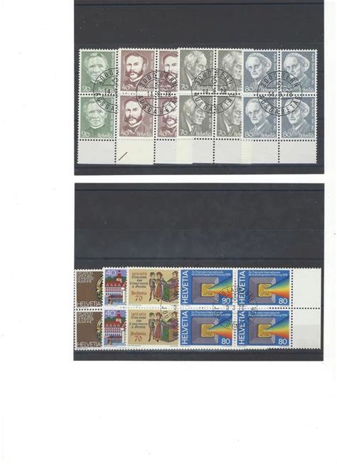 Phi Petit Lot De Timbres Chblocs De Kaufen Auf Ricardo