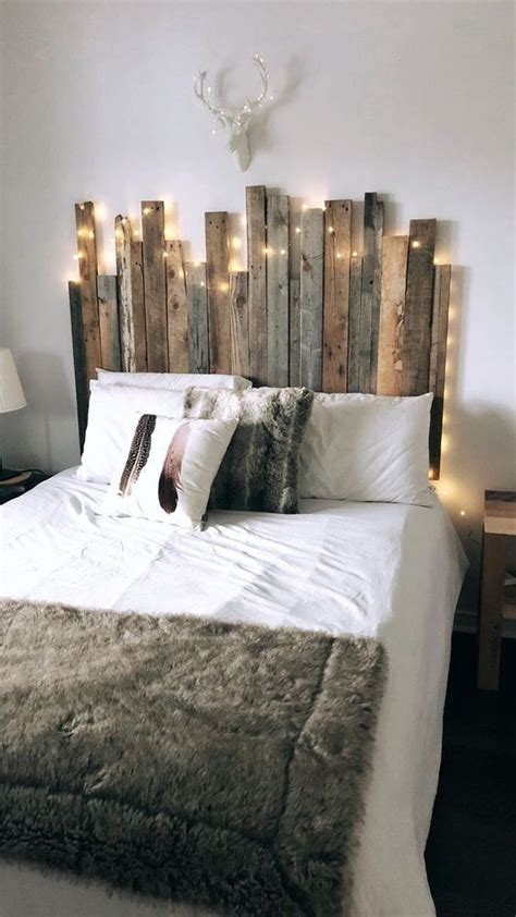 T Tes De Lit En Bois Refaire Avec Des Palettes Western Bedroom