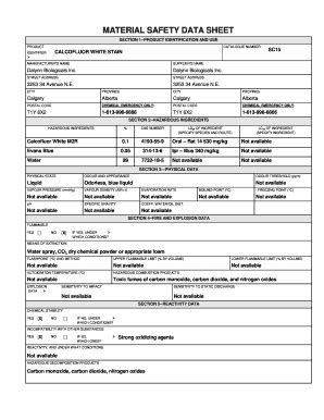 Fillable Online Msds Sc Doc Fax Email Print Pdffiller