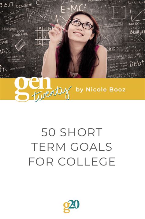 50 Short Term Goals For College – CCU Life | Coastal Carolina University Blog