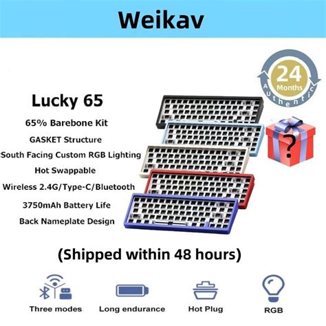 Weikav Lucky Barebone Gasket Rgb Hot Swappable