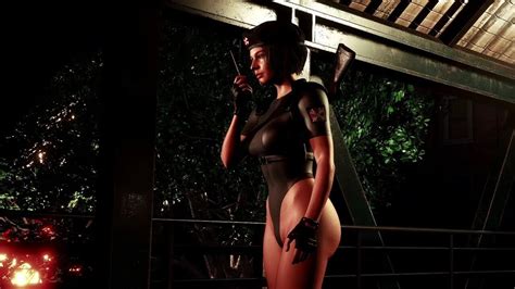 Resident Evil Remake Jill Combat Lingerie Outfit Mod K