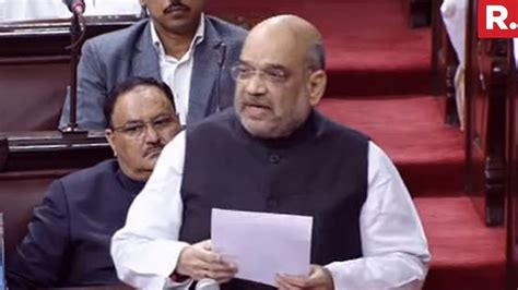 Amit Shah Hits Back At Congress In Parliament Full Speech YouTube