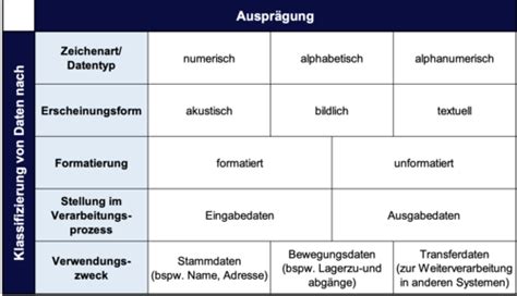 V Daten Und Datenbanken Karteikarten Quizlet