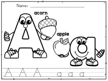 Alphabet Coloring Pages by Learners of the World | TPT