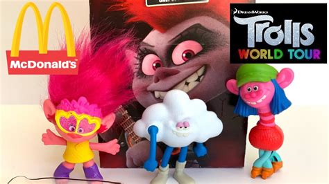 Mcdonalds Trolls World Tour Happy Meal Toys Youtube