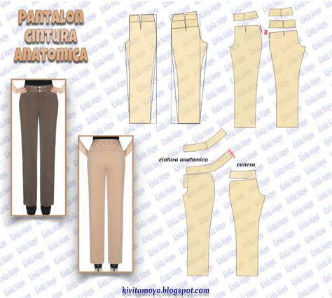 Kivita Moyo Pantalon Cintura Anatomica Patr N De Pantalones