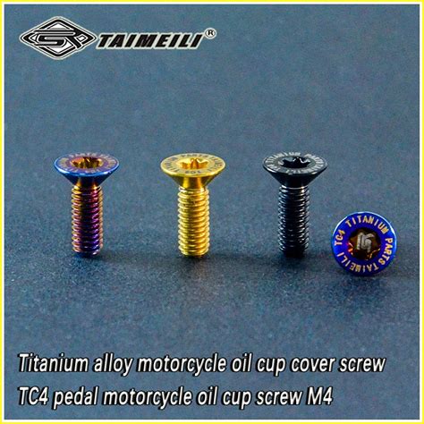 Taimeili 2 P S Liga De Tit Nio Motocicleta Copo Leo Capa Parafuso Torx