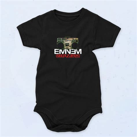 Eminem Boombox Berzerk Album Cute Baby Onesie, Baby Clothes - 90sclothes.com