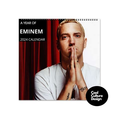 Eminem Calendar Vol Calendar Wall Calendar Planner