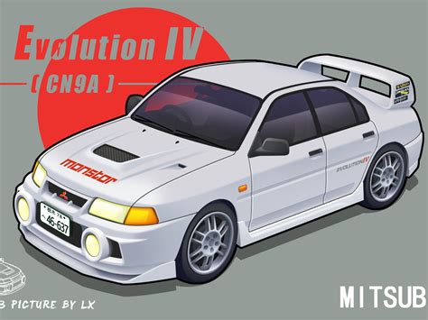 Mitsubishi Lancer Evolution Ivcn A Trick Zcool