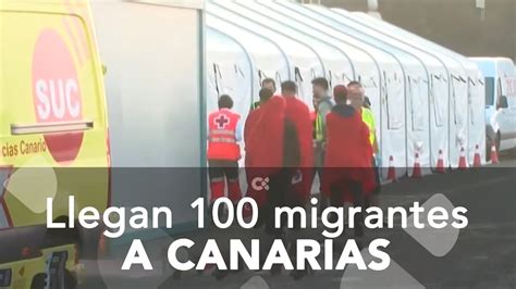 Llega Un Centenar De Migrantes A Gran Canaria Y El Hierro Youtube