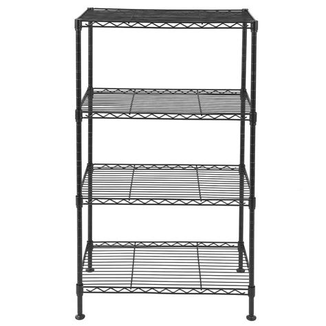 Ytbw 4 Shelf Shelving Storage Unit Metal Organizer Wire Rack W Leveling Feet Kitchen