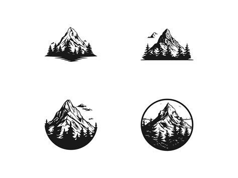 Mountain Logo Vector Illustration, Mountain Logo template, Mountain ...