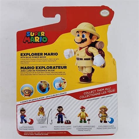 World Of Nintendo In Action Figure Explorer Mario Jakks Pacific Safari