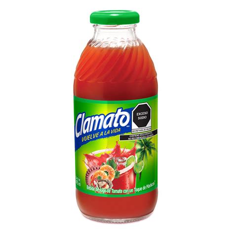 Jugo De Tomate Clamato Vuelve A La Vida Ml