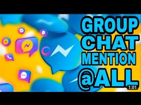 How To Mention All Members In Messenger Group Chat Just One Click