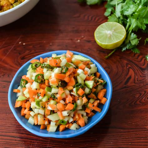 Spicy Mango Carrot Salad Relish The Bite