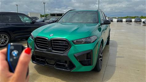 New Facelift Bmw X M Competition Isle Of Man Green Met With