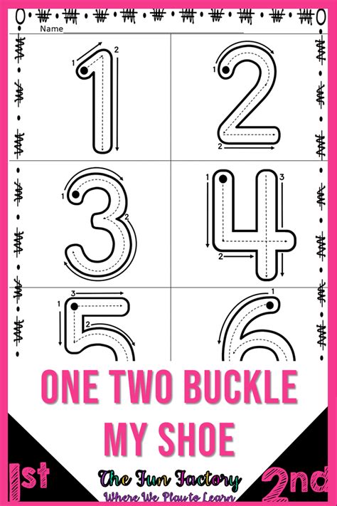 One Two Buckle My Shoe Nursery Rhyme Activities - 1 - 2 Buckle My Shoe ...