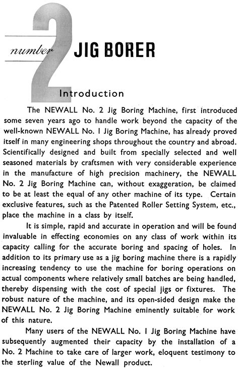 Newall Jig Borer No 2 Model 1520 Jig Grinder