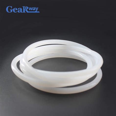 Gimax 5pcs Silicon O Ring Seals 57mm Thickness Food Grade Translucent